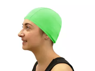 GORRO NATACION POLIESTER SOFTEE SENIOR - VERDE, SENIOR