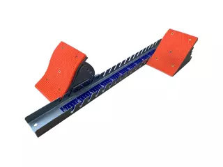 Taco de salida Nordic Olympic con pedales y carril de 65 mm