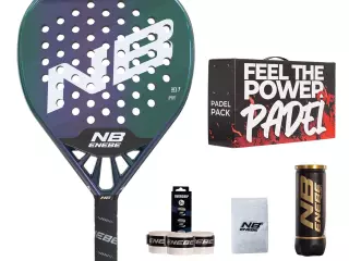 PACK PALA PÁDEL ENEBE RESPONSE FIBER BLUE