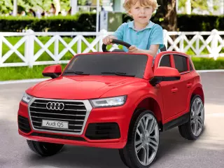 Coche Eléctrico Audi Q5 Blanco/ROJO para Niños mayores de 3 Años