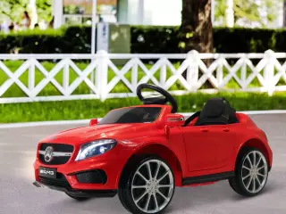 Coche Eléctrico para Niño de 3 Años Automóviles Infantiles Mercedes Benz GLA con Mando a Distancia MP3 USB Carga 30kg 100x58x46cm Rojo