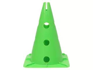 CONO CON SOPORTE PARA PICA Y ARO BASE CUADRADA - VERDE, 32CM