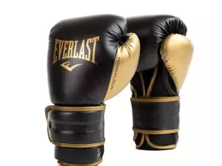 EVERLAST GUANTES POWERLOCK 2R TRAINING BLACK/GOLD BOXEO