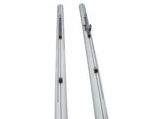Postes de Voleibol aluminio, Ø 90mm, para anclar (tensor con cabrestante)