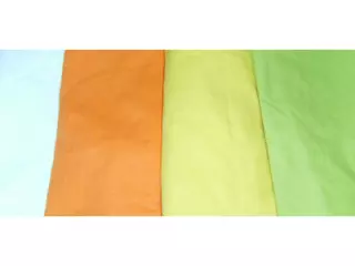FUNDA ALMOHADA 30 X 57 NARANJA/BLANCA/VERDE