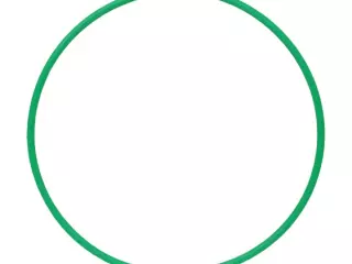 HULA HOOP -75CM, VERDE