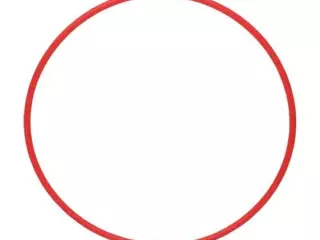 HULA HOOP - 75CM, ROJO