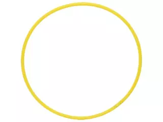 HULA HOOP - AMARILLO,75CM