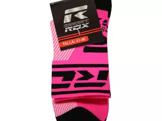 CALCETIN ROX R- RUNNING STEP MEDIA CAÑA - ROSA FLUOR, 35-38