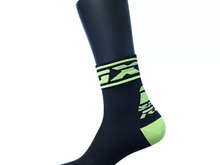 CALCETIN ROX R- RUNNING STEP MEDIA CAÑA - NEGRO, 43-46