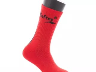 CALCETINES SOFTEE MEDIA CAÑA PREMIUM  ROJO/NEGRO