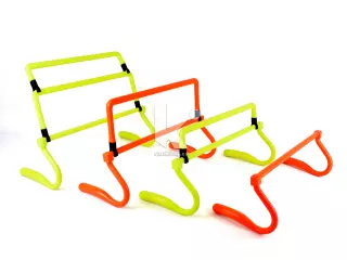 Vallas de entrenamiento 4 alturas con bolso. Pack 6 uds.
