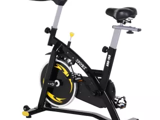 Bicicleta Estática de Spinning Profesional Bicicleta Fitness con Pantalla LCD 47x120x104.5-117cm