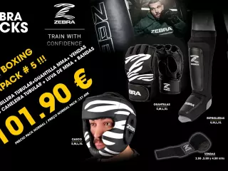 PACK BOXING / MMA Nº 5 casco,espinillera,vendas