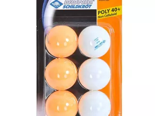 Blister 6 pelotas DONIC SCHILDKROT JADE BLANCO-AMARILLO