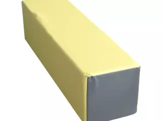 FIGURA RECTANGULO 120X30X30 CM AMARILLO/GRIS