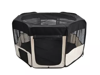 Parque Mascotas Plegable 2 Medida Juego Entrenamiento Dormitorio Perro Cachorros
