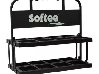 PORTABOTELLAS PLEGABLE PARA 8 BOTELLAS 750 ML - NEGRO, 8 BTLL