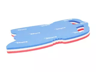 TABLA DE NATACION GRANDE CON VENTANAS TIBURON - GRANDE, ROJO/BLANCO/AZUL
