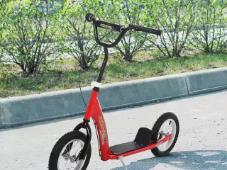 Patinete con 2 Neumáticos Inflables para Niños Mayores de 5 Años Ajustable Altura