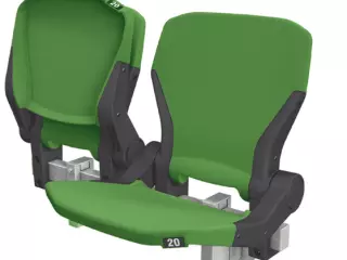 ASIENTO ABATIBLE MODELO AVATAR GRADAS,TRIBUNAS FUTBOL