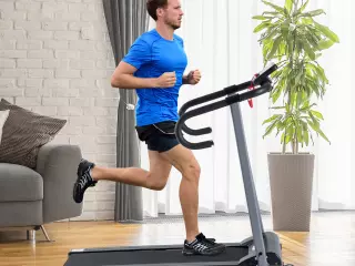 Cinta de Correr y Andar Eléctrica Plegable - Negro y Plata - Acero ABS PVC - 122x62.5x119 cm PREGUNTAR STOCK