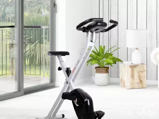 Bicicleta Estática Plegable con Asiento Ajustable Pantalla LCD 83x43x110 cm Negro preguntar stock