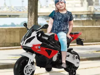 Moto BMW Correpasillos a Batería Niños mayores de 3 años Moto Eléctrica Infantil 12V con Luces y Sonidos Ruedas Seguras 110x47x69cm PP