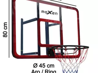 Set tablero basket HOOK 120x80 cm con soporte PREGUNTAR STOCK
