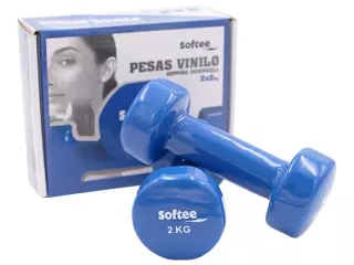 JUEGO PESAS VINILO SOFTEE - 0.5 KG, AZUL PREGUNTAR STOCK MANCUERNAS