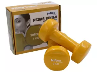 JUEGO PESAS VINILO SOFTEE - AMARILLO, 3 KG PREGUNTAR STOCK