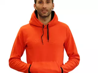 FORRO POLAR SOFTEE CLARK CON CAPUCHA NIÑO - 8 AÑOS, NEGRO/ROJO#