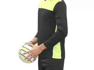 CAMISETA SOFTEE FULL PORTERO - NEGRO/AMARILLO FLUOR, L