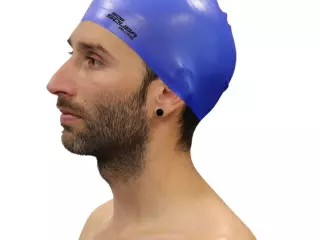 GORRO NATACION SILICONA SQUBA - ROYAL, SENIOR