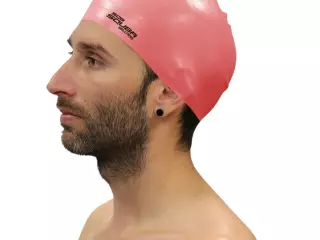 GORRO NATACION SILICONA SOFTEE - ROSA, SENIOR