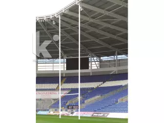 PORTERIA RUGBY HARROD MILENIUM 13,50 M. ANCLAJE BISAGRAS. JUEGO