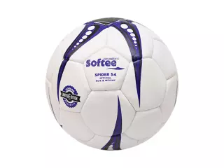 BALON FUTBOL SALA SOFTEE 'SPIDER' LIMITED EDITION - BLANCO/AZUL, SALA 54