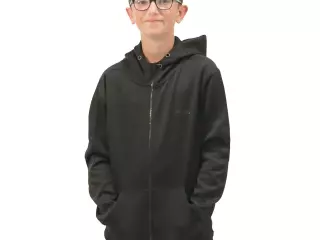 CHAQUETA CREMALLERA SOFTEE ELEGANT INFANTIL - 14 AÑOS, NEGRO