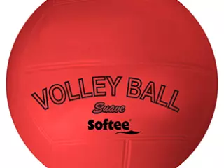 BALON VOLEIBOL SOFTEE SOFT - VOLEY, ROJO