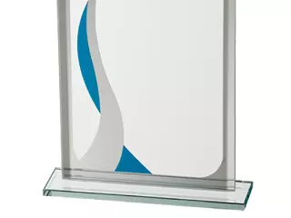 TROFEO METACRILATO ALISIO - TRANSPARENTE, 19CM