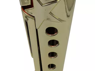 TROFEO BEMUS - ORO/ROJO, 22CM