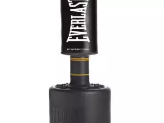 EVERLAST SACO CON PEANA POWERCORE FREE STANDING HEAVY BAG BLACK/WHITE saco boxeo suelo