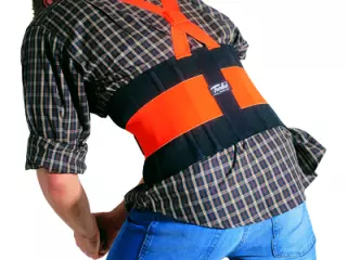 FAJA TURBO TRACK FLUOR CON TIRANTES