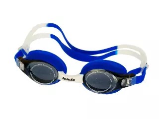 "Gafa Nessy Pro Monobloc infantil.   Color: Smoke(lentes)-Azul-blanco."