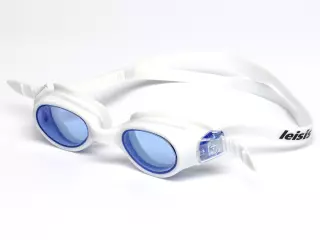 "Gafa Iris Pro monobloc adulto.  Color: Azul(lentes)-Blanco."