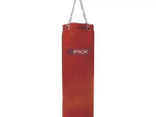 Saco boxeo de lona con cadena. vacío. 120x40 cm
