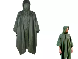 Poncho vinilo verde#
