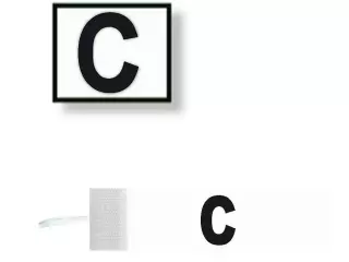 Distintivo capitán velcro regulable adulto. color blanco