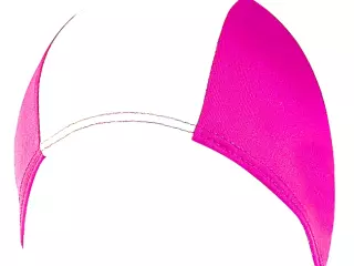 Gorro natacion poliester en bolsa. rosa