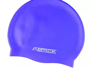 Gorro natacion silicona en bolsa. azul marino